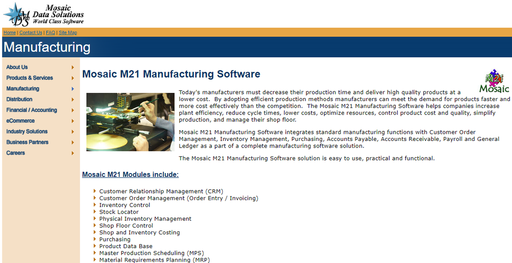 Mosaic M21 Screenshot 1