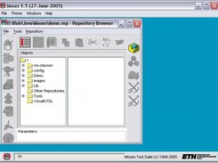 1 The working environment showing the default repository