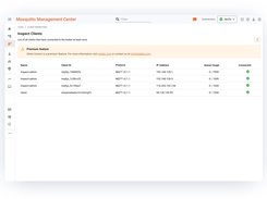 Mosquitto Management Center Client Overview