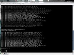Searching showing the line number of the strings ( 2 )