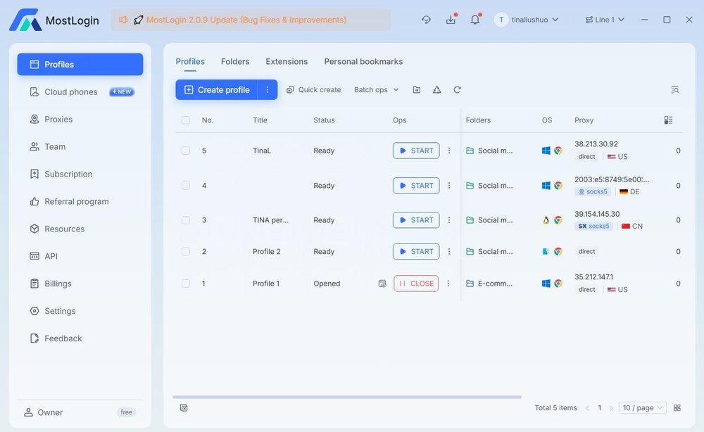 MostLogin Screenshot 1