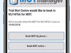 MOT Manager Screenshot 1