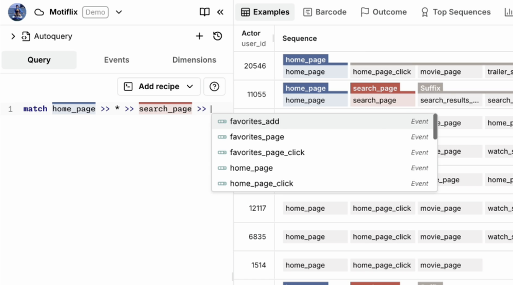 Motif Analytics Screenshot 1