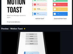 Motion Toast Screenshot 1