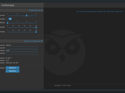 motioneyeOS Screenshot 1