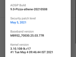 Settings > About Phone