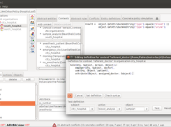 The concept of context makes OrBAC security rules dynamic. They can be specified using several languages