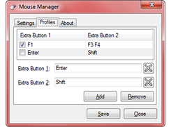 Create your profiles in the Profiles tab.