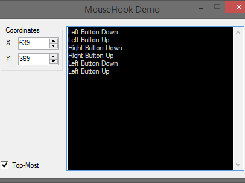 Mouse Hook Demo