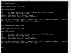 SetMouseSpeed Screenshot 1