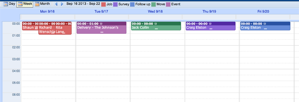 MovegisticsCRM-Calendar