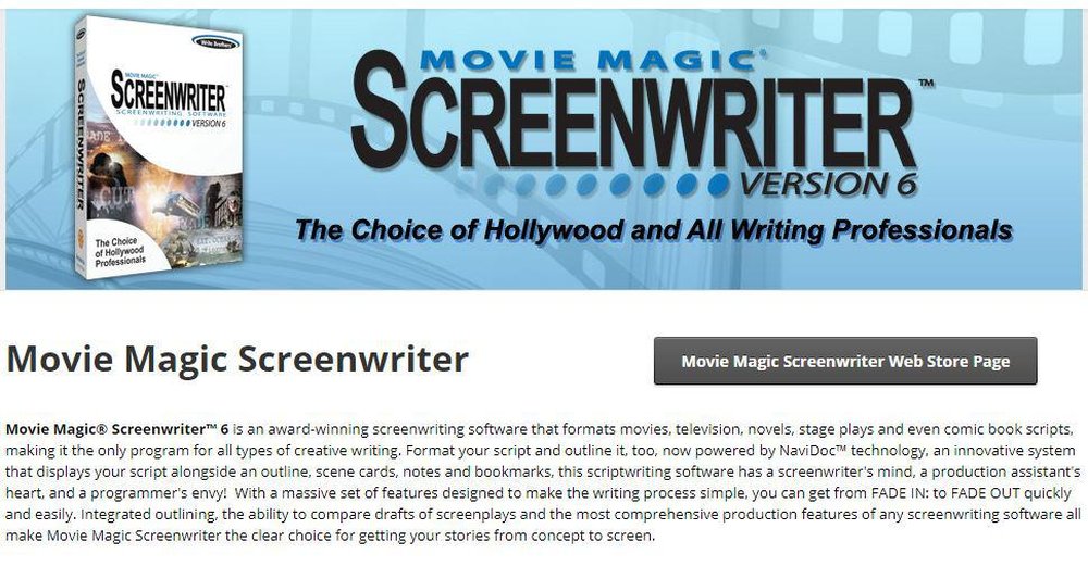 screenwriter movie magic