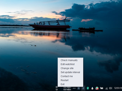 Right-click the icon to access everything