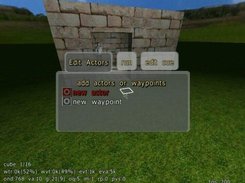 Moviecube - add actors / waypoints