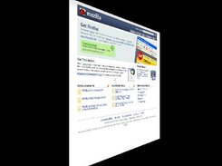 Mozilla home page rendered in 3D