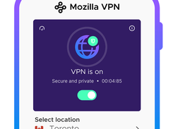 Mozilla VPN Screenshot 1