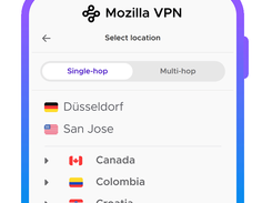 Mozilla VPN Screenshot 1