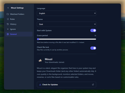 Mouzi main Settings