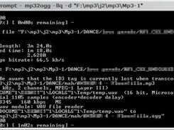 mp3 2 ogg converter in action