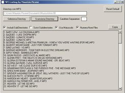 Scan with progressive number 