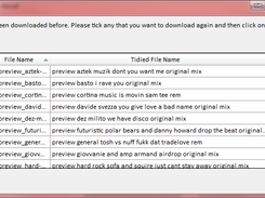 Omit Files Downloaded Previously