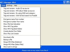 MP3 Manager Mini Screenshot 4