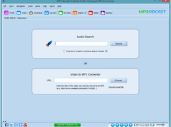 MP3 Rocket Main Screen