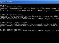 mp3val on the windows commandline