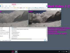 Mp4 Video 1 Click - Performs automatic brightness, contrast and loudness adjustment of input video or audio