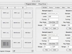 MacOS X - PGM Program Editor - 16 pads layout