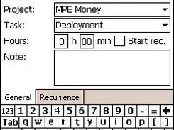 MPE Time Management Screenshot 2