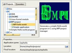 Application templates for MPI-Projects