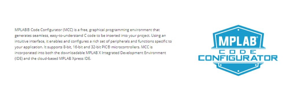 MPLAB Code Configurator Screenshot 1