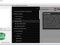 MPLAB Mindi Analog Simulator Screenshot 1