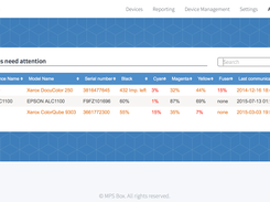 Devices need attantion page