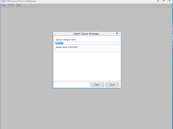 open a local queue manager