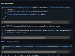 MQTT Client Framework Screenshot 1