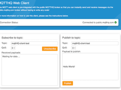 MQTTHQ Screenshot 1