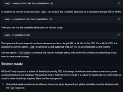 MicroQuickJS Screenshot 1