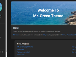Mr. Green Jekyll Theme Screenshot 1