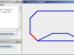 Main window, train window and track map, 0.3.0.0_Alpha5