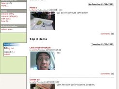 Example screenshot of the Mobile Reporter website