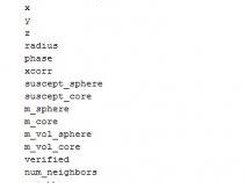 Data structure for PDQ results