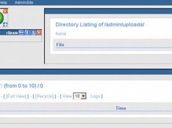 Server Main window, without connected clients.