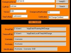 Client for windows VB6 config window