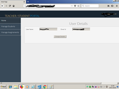 Teacher Portal Page