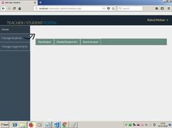 Page 4 Manage Student Account