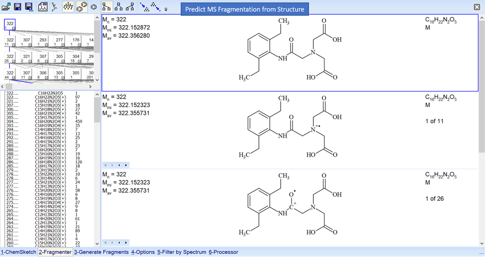 MS Fragmenter Screenshot 1