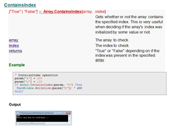 Command example
