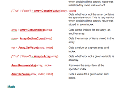 Command List
